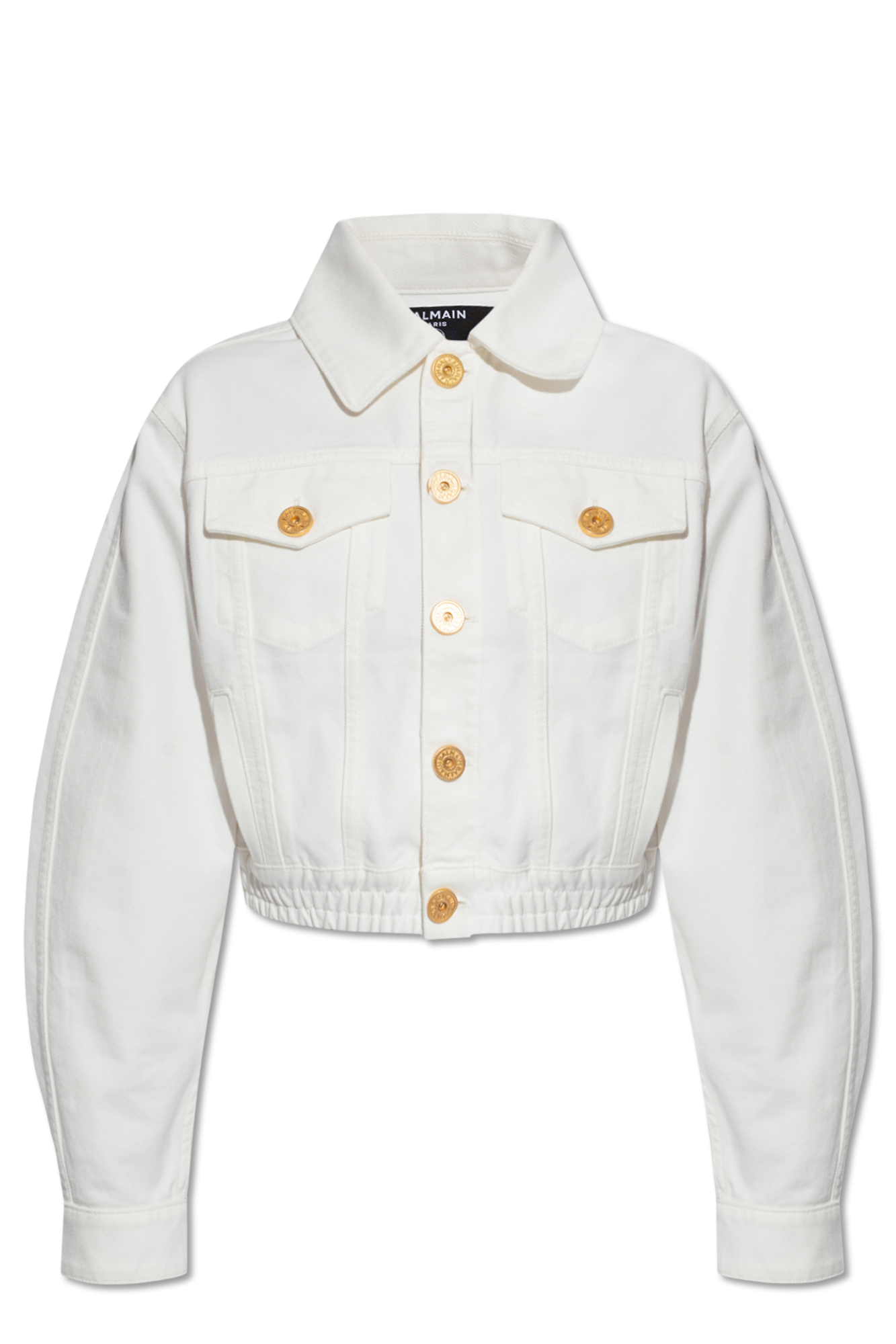 Balmain Cropped denim jacket Women's Clothing Vitkac